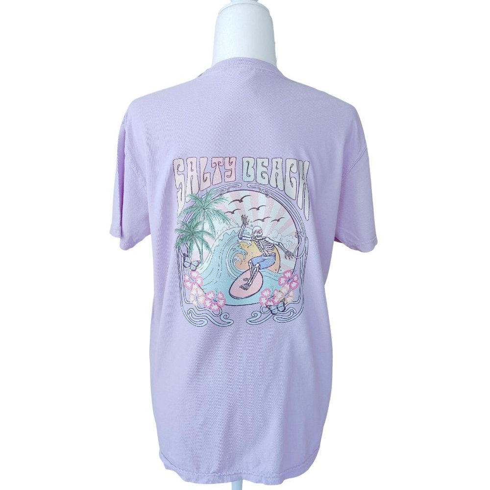 Orchid Salty Beach Surf T-Shirt
